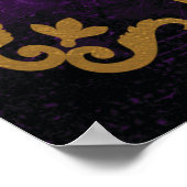 中世ルネッサンスのウェルカムサインのポスター ポスター (角)