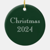 中世ルネッサンスのタペストリー羊飼いと羊 セラミックオーナメント (裏面)