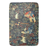 中世ルネッサンスのタペストリー羊飼いと羊 バスマット (正面縦)