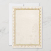 中世ルネッサンスのブライダルシャワーへの招待 招待状 (裏面)