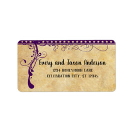 中世ルネッサンスの梅の大型出荷ラベル ラベル