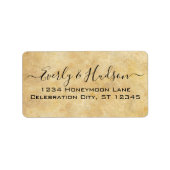 中世ルネッサンスカスタム任意の色 ラベル (正面)