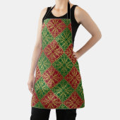 中世ルネッサンスヘラルドライオンレオパードメタリック エプロン (インサイチュ)