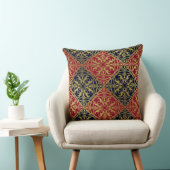 中世ルネッサンスヘラルドライオンレオパードメタリック クッション (椅子)