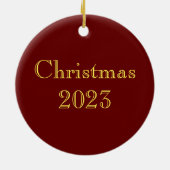 中世ルネッサンスヘラルドライオンレオパードメタリック セラミックオーナメント (裏面)