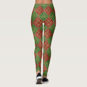 中世ルネッサンスヘラルドライオンレオパードメタリック レギンス (裏面)