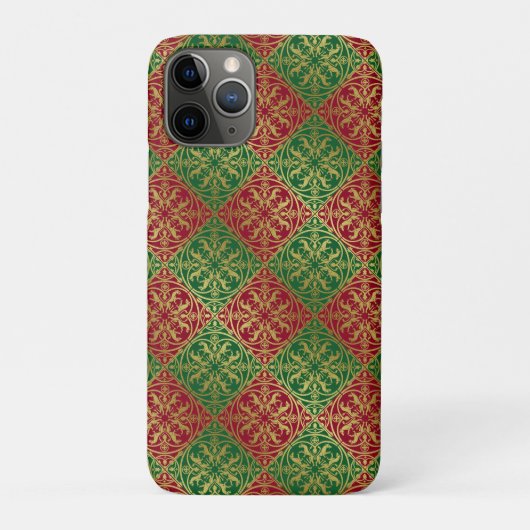 中世ルネッサンスヘラルドライオンレオパードメタリック Case-Mate iPhoneケース (裏)