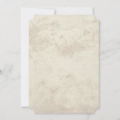 中世ルネッサンスベビーシャワー招待状 招待状 (裏面)