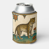 中世レオパードの赤い花 缶クーラー (缶裏面)