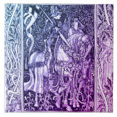 中世レジェンズレディーアンドナイトの馬のフローラ タイル (正面)