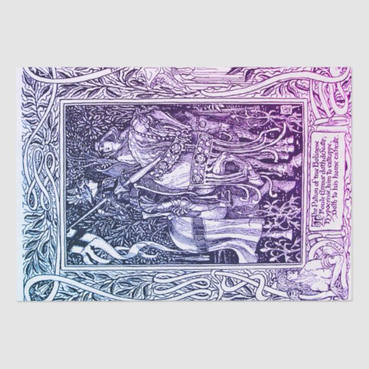 中世レジェンズレディーアンドナイトの馬のフローラ 薄葉紙 (正面)