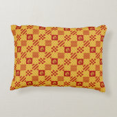 中世レッドイエローマジカルファンタジー紋章 アクセントクッション (裏面)