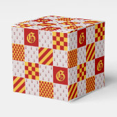 中世レッドイエローマジカルファンタジー紋章 フェイバーボックス (正面サイド)