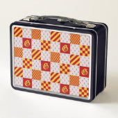 中世レッドイエローマジカルファンタジー紋章 メタルランチボックス (裏面)