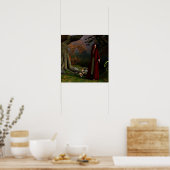 中世レディファンタジー芸術林ポスター ポスター (キッチン)