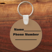 中世ロットワイラーキーチェーン キーホルダー (裏面)