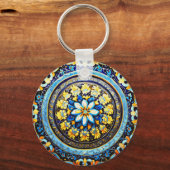 中世ロマンイタリアンマスペインのジョリカフローラ キーホルダー (裏面)