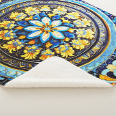 中世ロマンイタリアンマスペインのジョリカフローラ シェルパブランケット (3/4)