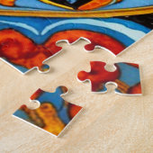 中世ロマンイタリアンマスペインのジョリカフローラ ジグソーパズル (側面)