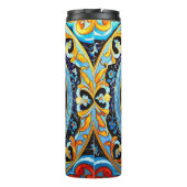 中世ロマンイタリアンマスペインのジョリカフローラ タンブラー (裏面)