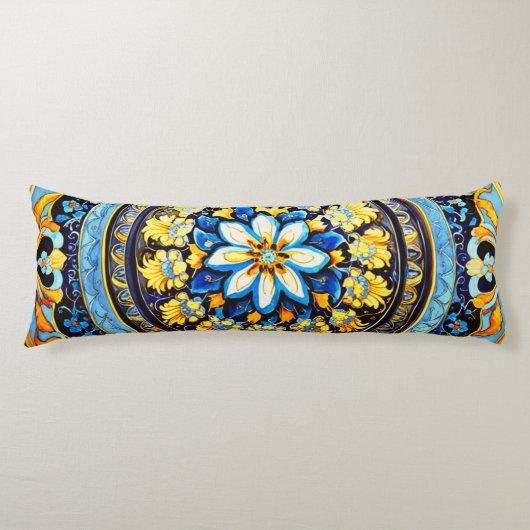 中世ロマンイタリアンマスペインのジョリカフローラ ボディピロー (正面)