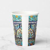 中世ロマンイタリアンマスペインのジョリカフローラ 紙コップ (右)