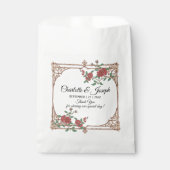 中世ロマンチック結婚式の引き出物バッグ フェイバーバッグ (正面)