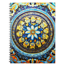 中世ローマイタリアスペインマヨリカ陶器の花柄