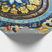 中世ローマイタリアンフローラスペインの分離 ラッピングペーパー (角)