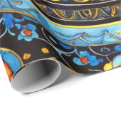 中世ローマイタリアンフローラスペインの分離 ラッピングペーパー (ロールコーナー)