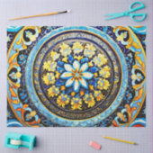 中世ローマイタリアンフローラスペインの分離 薄葉紙 (クラフト)