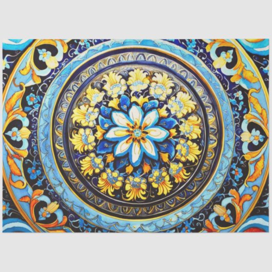 中世ローマイタリアンフローラスペインの分離 薄葉紙 (正面)