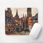 中世ヴィンテージの通り場面ルーアンフランス マウスパッド (マウス)