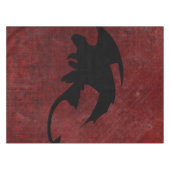 中世ヴィンテージファンタジードラゴン テーブルクロス (正面(横))