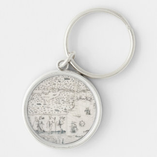 中世世界地図ケベック・ヌーベル – フランス・アメリカ キーホルダー