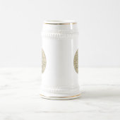 中世修道士の醸造ビール楕円形のスケッチ ビールジョッキ (中央)