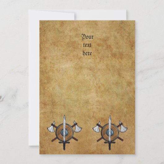 中世兵器 招待状 (裏面)