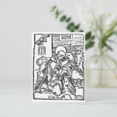 中世出生のクリスマスカード シーズンポストカード (スタンド正面)