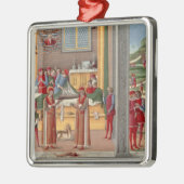 中世切断場面 メタルオーナメント (左)