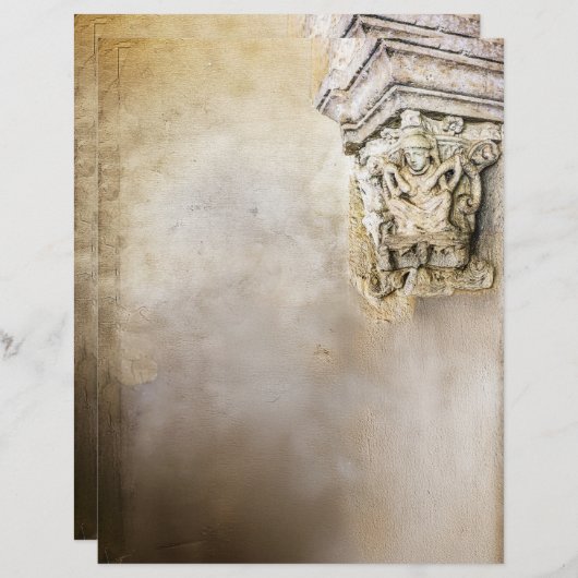 中世初期　ヴィンテージスタイルのパーチメント (正面/裏面)