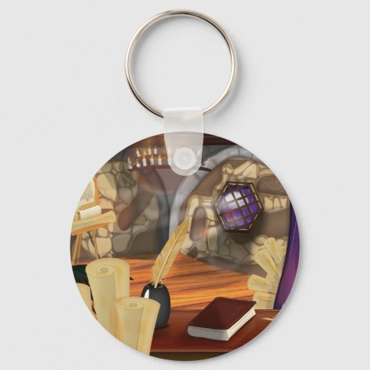 中世勉強 キーホルダー (正面)