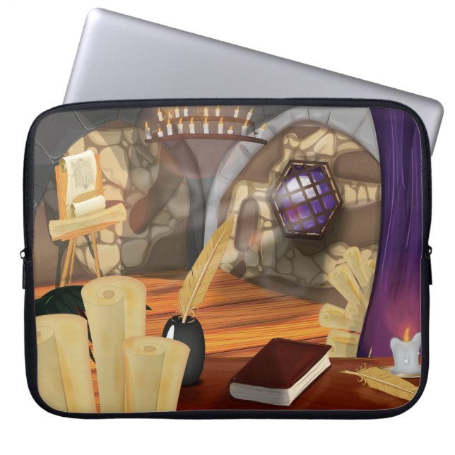 中世勉強 ラップトップスリーブ (正面)