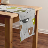 中世半モダン月の花 ショートテーブルランナー (インサイチュ)