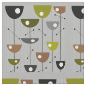 中世半モダン月の花 ファブリック (クローズアップ)