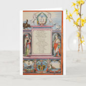 中世卒業カード カード (黄色い花)