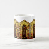 中世図像学聖者アッシジのフランチェスコ マグカップ (中央)