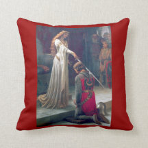 中世城でナイト爵に叙される