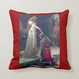 中世城でナイト爵に叙される クッション