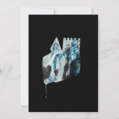 *~* 中世城塞のプリンセスナイトのウェディング 招待状 (裏面)