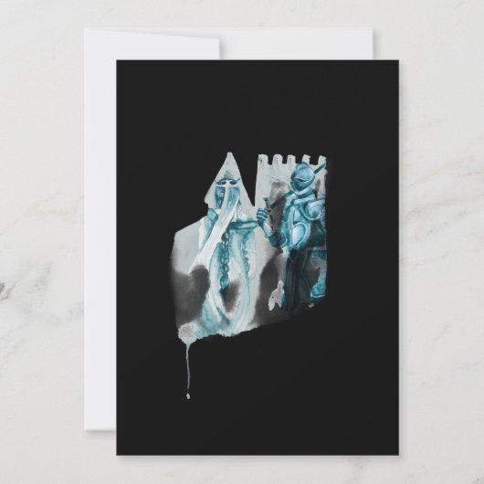 *~* 中世城塞のプリンセスナイトウェディング 招待状 (裏面)